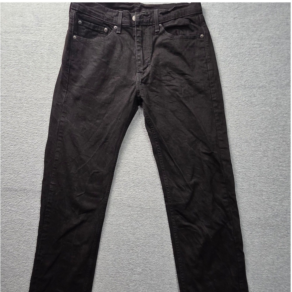 Levis 505 Black Jeans Mens 32x34 Straight Leg Denim‎ Pants Classic Fit